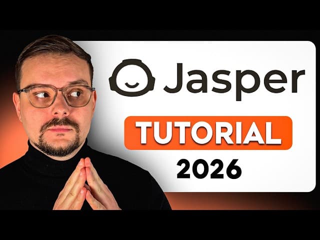 YouTube thumbnail for Jasper AI